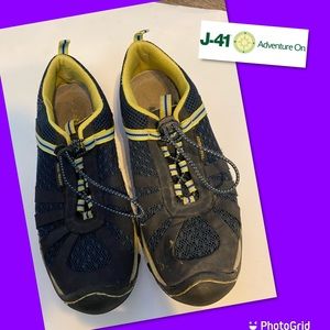 J-14 mesh hiking shoes 7M walking slip on